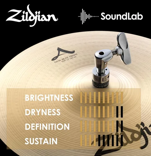 Vista 5 de Avedis Zildjian Company Serie A New Beat Platillos Hi-Hat - 12 pulgadas