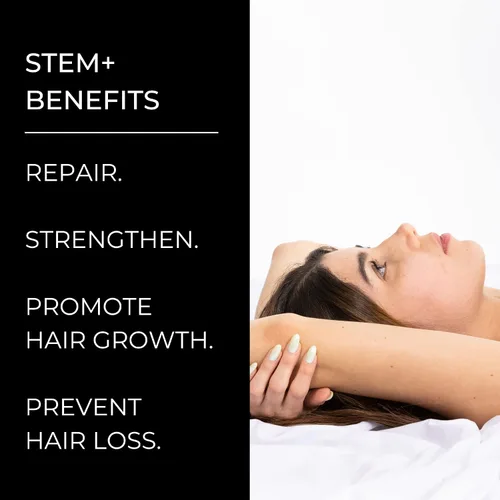 Vista 5 de Acondicionador Stem+ Tratamiento para el cuero cabelludo graso y seco Repara, fortalece y nutre Seguro para el color y el cabello tratado