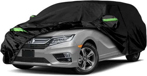 Vista 15 de [Usado] Fundas impermeables para automóvil compatibles con Toyota MR2 1984-2007, 6 capas para todo tipo de clima, con puerta con cremallera y bandas
