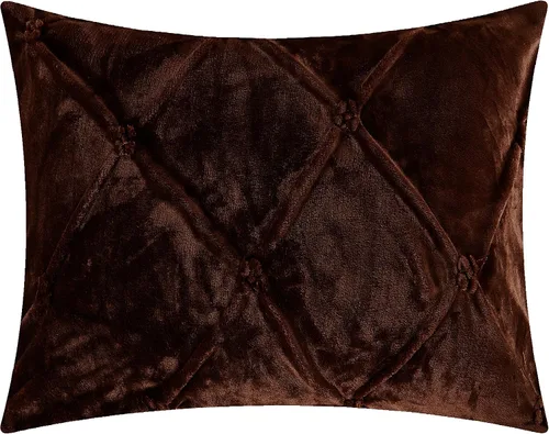 Vista 3 de Chic Home CS4800-AN Josepha - Edredón plisado con volantes y frunces, forro de sherpa, beige, individual extra largo
