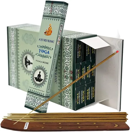 Vista 11 de Dragons Blood Inciense Sticks and Holder Bundle Ayurvedic Hand Made Insence Insence