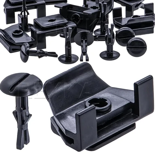 Vista 8 de Rexka Juego de 5 clips y pasadores para guardabarros delantero y parachoques para Toyota Lexus 53879-58010 47749-58010 Avalon Camry Corolla 5 juegos.