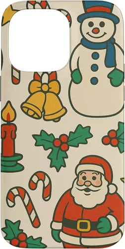 Vista 21 de Patrón retro de los años 90, decoración nostálgica de vacaciones para iPhone 16