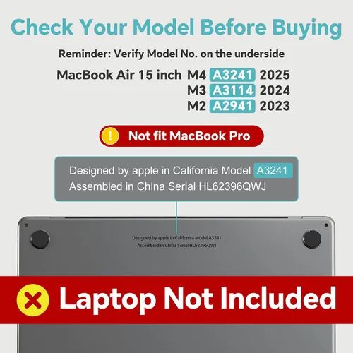 Vista 2 de Marco magnético para pantalla táctil para MacBook Air de 15 pulgadas, panel táctil infrarrojo de alta precisión, compatible con múltiples gestos