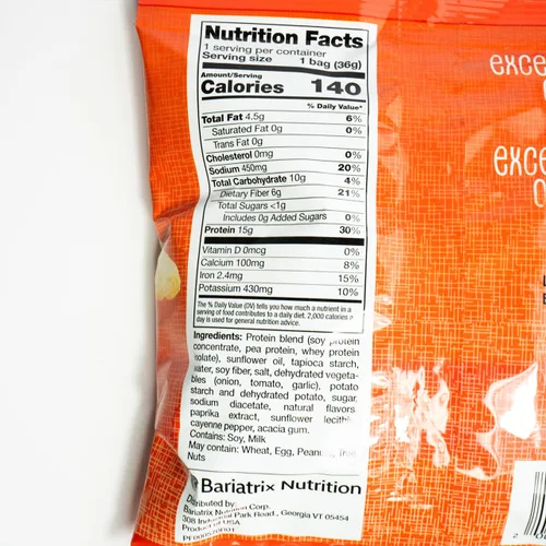 Vista 2 de ProtiFit Chips de proteína para barbacoa, 0.53 oz de proteína, 0.14 oz de carbohidratos netos, bajas en calorías, 1.31 oz (paquete de 7)