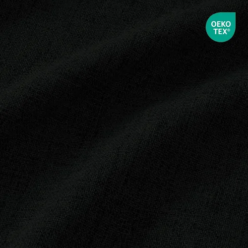Vista 5 de CUCRAF Juego de 2 paneles de cortinas 100% opacas de lino de 84 pulgadas de largo, con pestaña trasera y bolsillo para barra para sala de estar