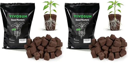 Vista 7 de VIVOSUN Enraizador de semillas, tapones de inicio de plantas, 40 cubos