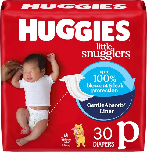 Vista 25 de Huggies Little Snugglers - Pañal para bebé, talla 1, 8 a 14 libras, 34717, 20