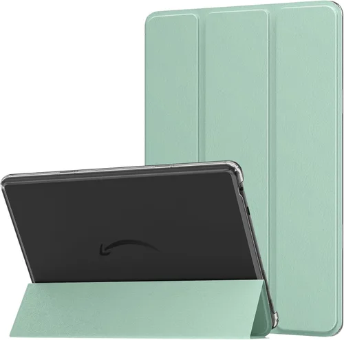 Vista 22 de MoKo Funda para tablet Kindle Fire HD 10 de 13ª generación 2023, color azul A-Azul marino