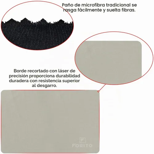 Vista 3 de F FORITO Paño de limpieza de microfibra de 13 pulgadas con protección de impresión de teclado de pantalla, protector de teclado para laptop