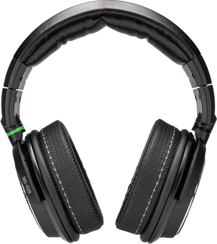 Vista 4 de Mackie MC Series Profesional Monitoreo Auriculares de espalda abierta con diadema de cuero (MC-450)