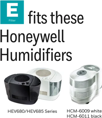 Vista 3 de Honeywell Filtro absorbente de repuesto para humidificador E, paquete de 3, HC14PF3 3 filtros originales para reducir la acumulación de minerales
