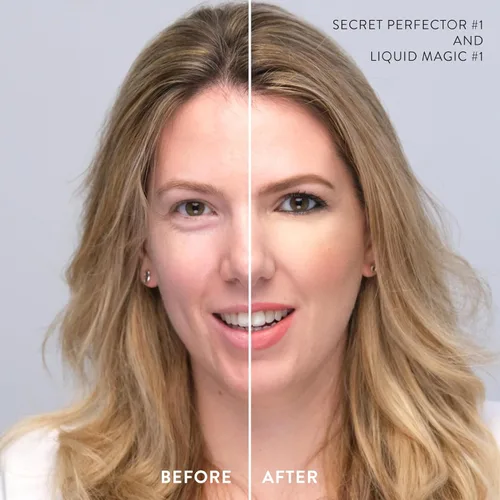 Vista 2 de NATASHA MOOR: Liquid Magic Corrector – Máxima cobertura para ojeras – Larga duración, resistente al agua, vitamina E, libre de crueldad – Adecuado
