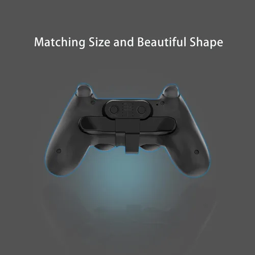 Vista 4 de Vbestlife Paddles for PS4 Controller, PS4 Controller Back Button Attachment, Support Turbo Burst Function, Custom Keys, Plug And Play, Suitable for