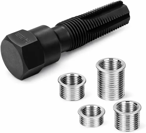 Vista 10 de Powerbuilt 641148 - Herramienta de reparación de roscas, de rosca trasera de 12 mm, 12mm, NA