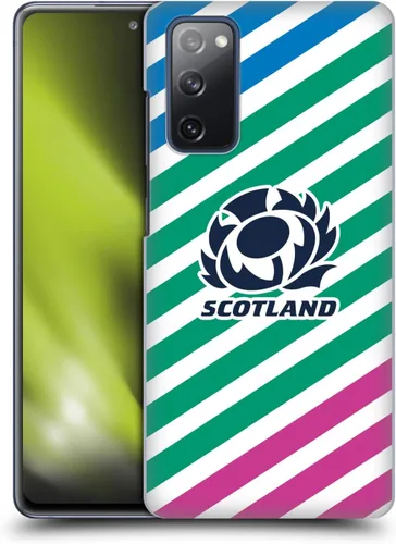 Vista 15 de Head Case Designs Officially Licensed Scotland Rugby Gradient Pattern Graphics Hard Back Case Compatible with Samsung Galaxy S20 FE / 5G
