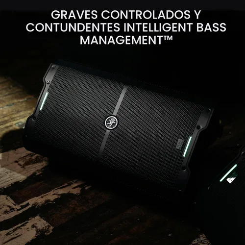 Vista 7 de Mackie SRM Serie V-Class, Altavoz de Alto Rendimiento de 10 Pulgadas 2000W, Amplificado - Negro (SRM210 V-Class)