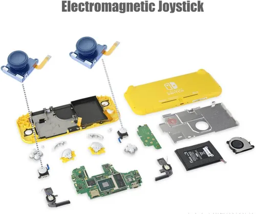 Vista 3 de ElecGear 2 x joystick Hall de repuesto para Switch Lite, sensor de efecto electromagnético, módulo de palanca de pulgar sin deriva para controlador