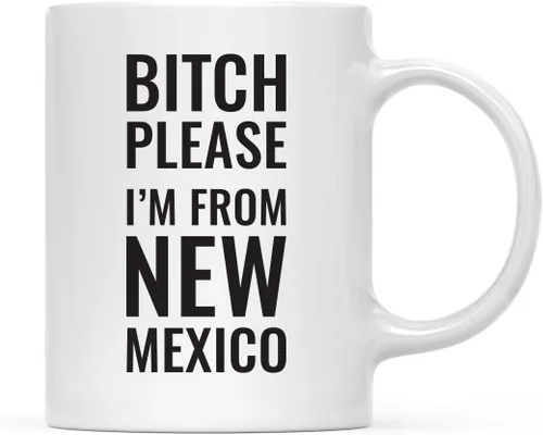 Vista 62 de Andaz Press Taza de café de 11 onzas, regalo de broma, Bitch Please I'm from Alabama, paquete de 1, incluye caja de regalo, divertidas ideas
