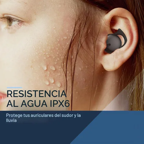 Vista 6 de Auriculares invisibles para dormir, pequeños y cómodos con bloqueo de ruido, auriculares inalámbricos Bluetooth 5.3, auriculares intraurales