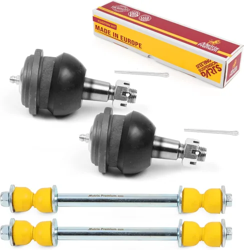Vista 247 de Metrix Premium Chassis Parts - Juego de 4 piezas de articulación de rótula superior y barra estabilizadora delantera para Ford Ranger RWD 1998-2011