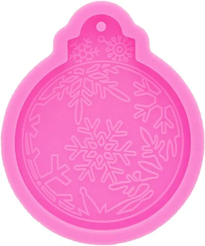 Vista 21 de Moldes de resina con forma de árboles de Navidad superbrillantes, molde de resina de silicona, molde colgante de decoración de Navidad