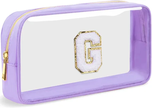 Vista 44 de Bolsa de Maquillaje Transparente Pequeña Bolsa de Cosméticos Bolsa de Viaje de Artículos de Aseo Bolsa Transparente con Cremallera Bolso Organizador