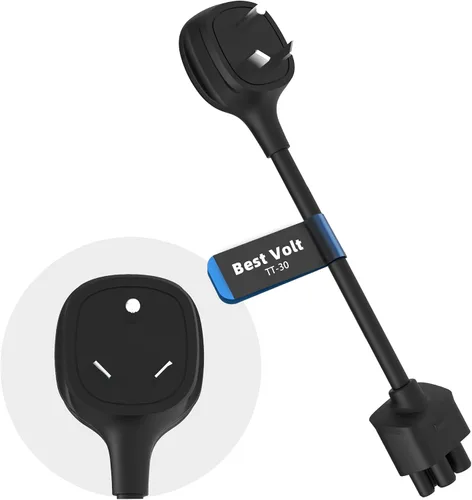 Vista 13 de Adaptador premium para cargador móvil Tesla Gen 2 Conecte a una toma de corriente de 240 V Carga de 12 amperios 10 pulgadas de longitud