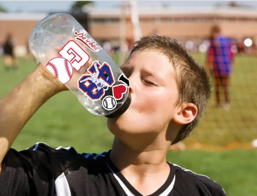 Vista 9 de JOICEE 50 calcomanías de béisbol, tatuajes de béisbol de vinilo impermeables para niños, adolescentes, niños y adultos, calcomanías deportivas