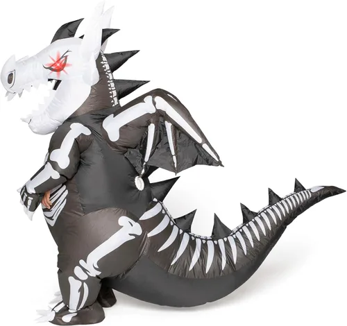 Vista 3 de Spooktacular Creations Inflatable Costume for Kids, Riding a Fire for Halloween Costume Parties