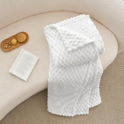 Vista 134 de BEDELITE Manta de forro polar para sofá y cama, manta decorativa de jacquard 3D de almendra, súper suave y acogedora, manta mullida cálida adecuada