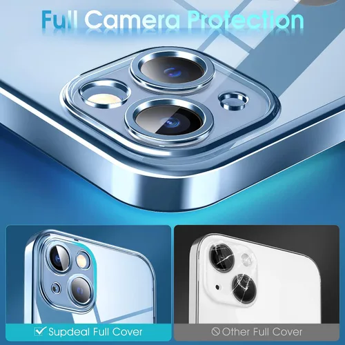 Vista 206 de Supdeal Funda cristalina transparente para iPhone 11, [No se amarillea] [Protección de la cámara] [Probado contra caídas de grado militar] Funda