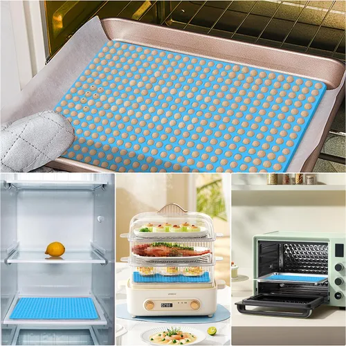 Vista 3 de Sidosir 2 moldes redondos de silicona de 468 cavidades para gotas de chocolate, molde para hornear golosinas para perros, moldes de caramelo de Mini