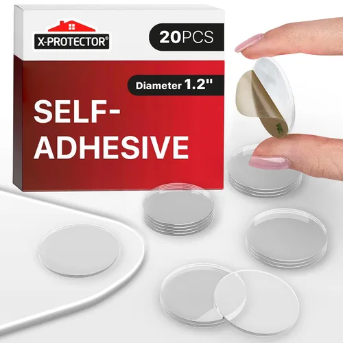 Vista 18 de X-Protector Tiras Amortiguadoras para Puertas de Gabinete - 40 PIEZAS - Silenciador de Puerta Transparente - Amortiguadores Premium para Puertas