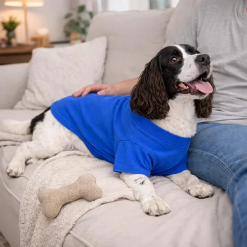 Vista 55 de Lovelonglong 2019 - Ropa para mascotas, Disfraces para Perro, Ropa Camisetas en blanco para Perros Grande Medianos Pequeños 100% Algodón 18