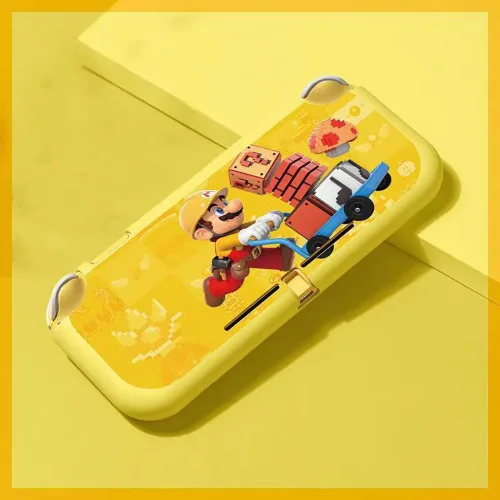 Vista 7 de PERFECTSIGHT Cute Protective Case Compatible with Nintendo Switch Lite Kawaii Soft TPU Slim Cover Hard Shell Dockable Case for NS Console Joy-Con