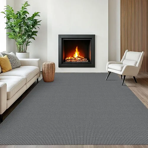 Vista 53 de EARTHALL Alfombra tejida de 2 x 3 pies, lavable para entrada, alfombra trenzada antideslizante, alfombra para puerta interior y exterior, alfombra