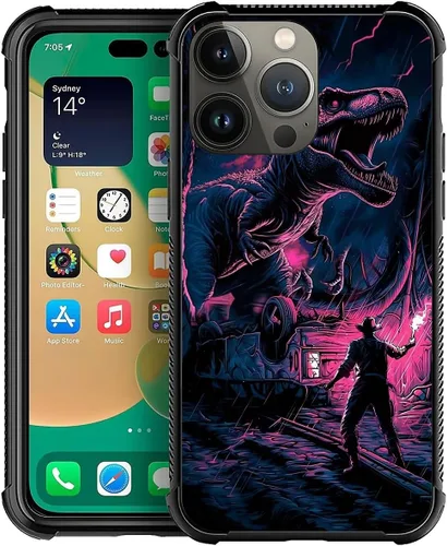 Vista 30 de Funda compatible con iPhone 13 Mini, diseño de elefantes africanos, a prueba de golpes, antiarañazos, carcasa trasera de policarbonato duro