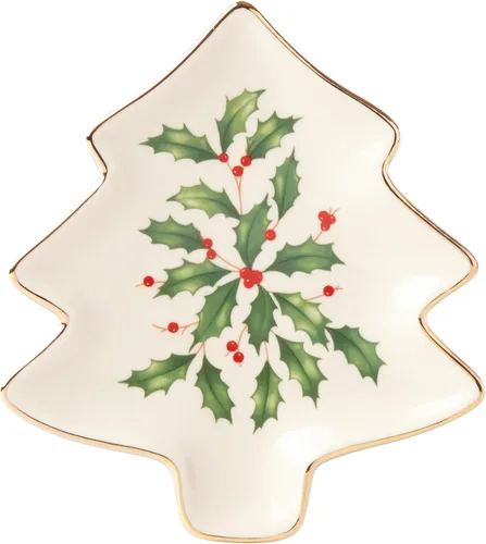 Vista 8 de Lenox 898272 Plato Cubierto Navideño, Pequeño, Navidad, Vajilla Festiva para Servir