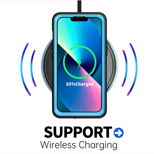 Vista 9 de BEASTEK Funda impermeable para iPhone 13 Mini, serie NRE a prueba de golpes a prueba de polvo bajo el agua IP68 con protector de pantalla integrado
