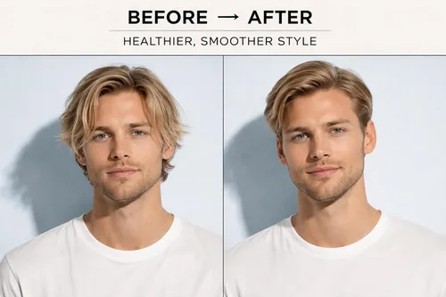 Vista 3 de RENÉ FRIS - Crema para el cabello ligera para la definición y el control del encrespamiento, crema de acabado sin enjuague de sujeción suave