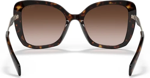 Vista 3 de Prada PR 03YS 2AU6S1 Tortoise - Gafas de sol de mariposa de plástico, lente marrón degradado, Carey