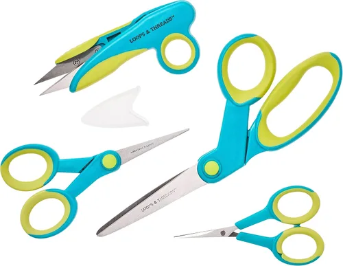 Vista 3 de 6 paquetes: 4 ct (24 en total) Tijeras de coser por Loops & Threads™