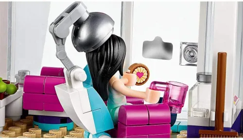 Vista 4 de LEGO Friends Heartlake City Play Peluquería Fun Toy 41391 Kit de construcción, con el personaje de amigos Emma (235 piezas)
