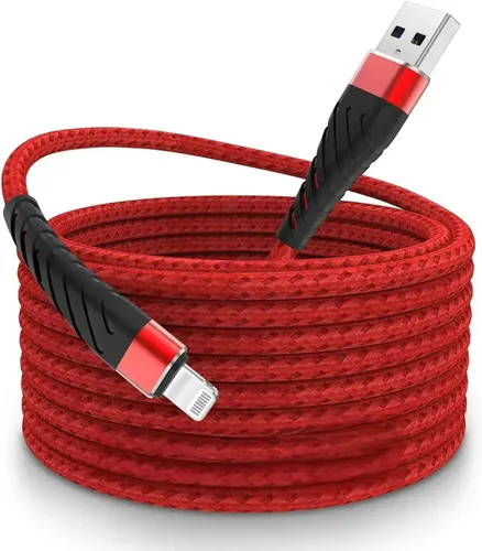 Vista 23 de Cable de carga para iPhone de 3 pies para [certificado MFi de Apple], (paquete de 2) cable Lightning CyvenSmart de 3 pies, cable de carga rápida
