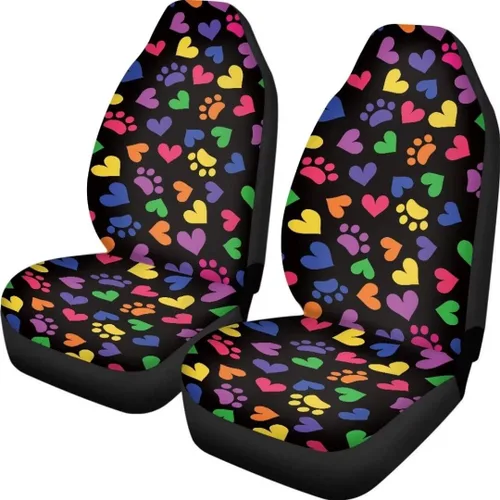 Vista 13 de Fundas de asiento de coche con estampado de bandera estadounidense, fundas cómodas para asientos de automóvil, duraderas, ajuste universal