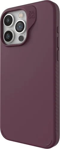 Vista 32 de [Usado] ZAGG Manhattan Snap - Funda para iPhone 15 Pro, funda de silicona de alta calidad, material de grafeno duradero, superficie lisa con un Negro