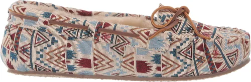 Vista 6 de Minnetonka - Pantuflas Cally de pelo sintético para mujer