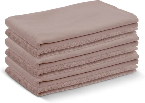 Vista 10 de DG Collections Toallas de cocina gris ceniza, paños de cocina de rizo 100% algodón para limpieza, secado y altamente absorbente, paño de cocina