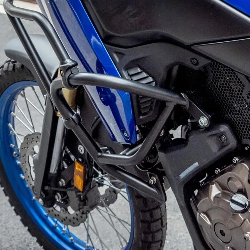 Vista 3 de Protector inferior del motor de la motocicleta, parachoques de carretera, barras de choque para Y-amaha Tenere 700 XTZ700 T700 T7 2019 2020 2021